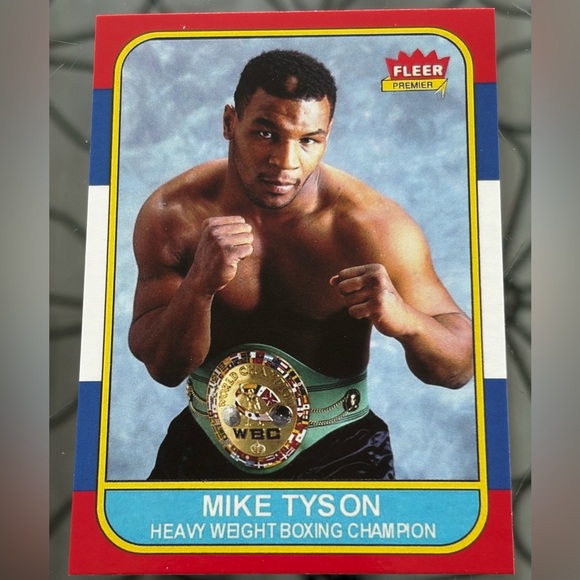Boxing Other - Mike Tyson 2018 Sports Journal 1986 Retro Style Boxing Champion Card